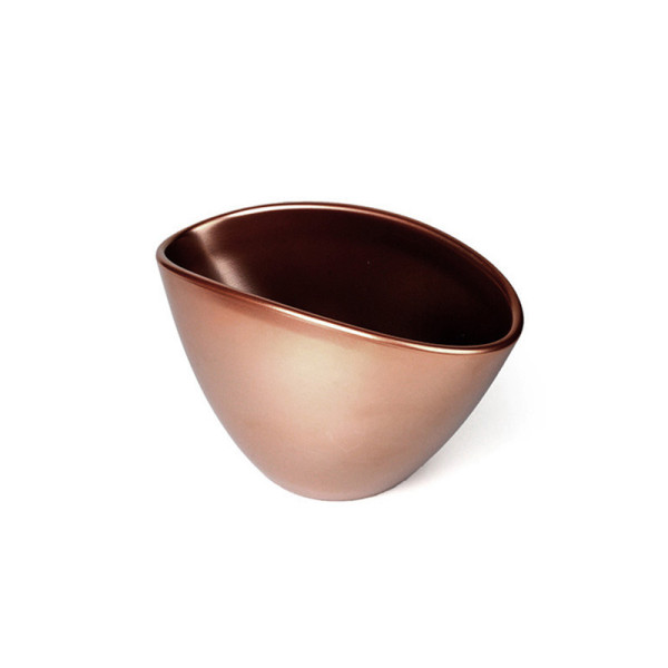 Ovum kerámia kaspó rose gold