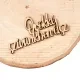 MT9-194 4db. ''Örökké szívünkben élsz'' felirat fából 10 x 5cm - Natúr