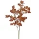LD094-03 Műnövény bokor, 3 ágú, 50cm magas - Sötétbarna