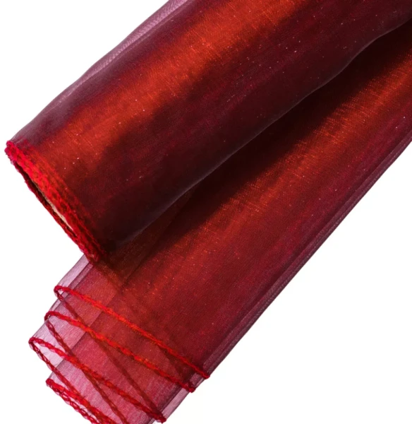 4091 Organza 40cm x 8.2m - Bordó