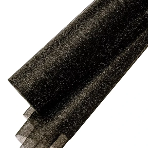 4796 Snow organza 47cm x 10m - Fekete