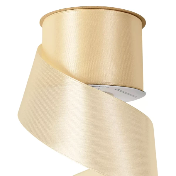 5103 Szatén szalag 50mm x 22.86m - Ekrü