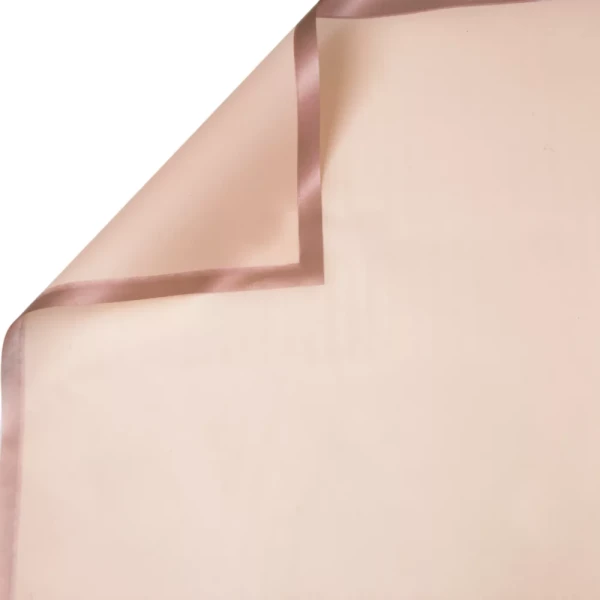 GE58-19 Rose gold keretes fólia ív 58 x 58cm, 20db - Púder rózsaszín