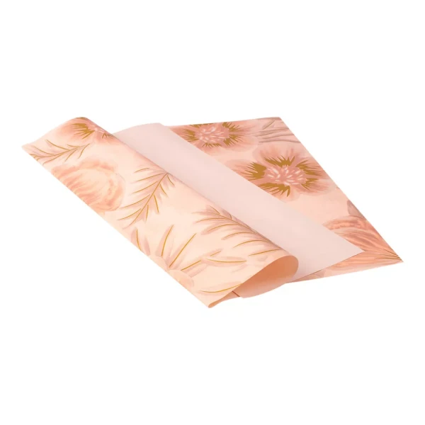 VG57-19 Vintage glamour fólia ív 57 x 57cm, 20db - Púder rózsaszín