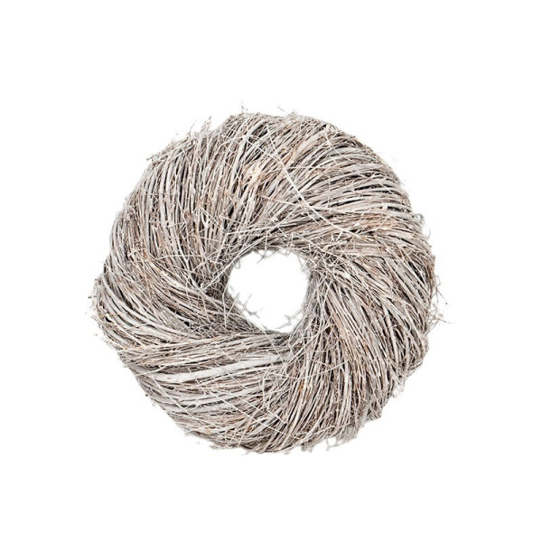 Jace vessz koszorúalap antikolt fehér 37x13cm